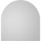 Ekena Millwork Round Top Surface Mount PVC Gable Vent: Non-Functional, w/ 3-1/2"W x 1"P Standard Frame, 40"W x 42"H GVPRT40X4201SN - alternate 4